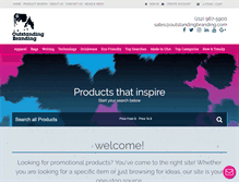 Tablet Screenshot of outstandingbranding.com